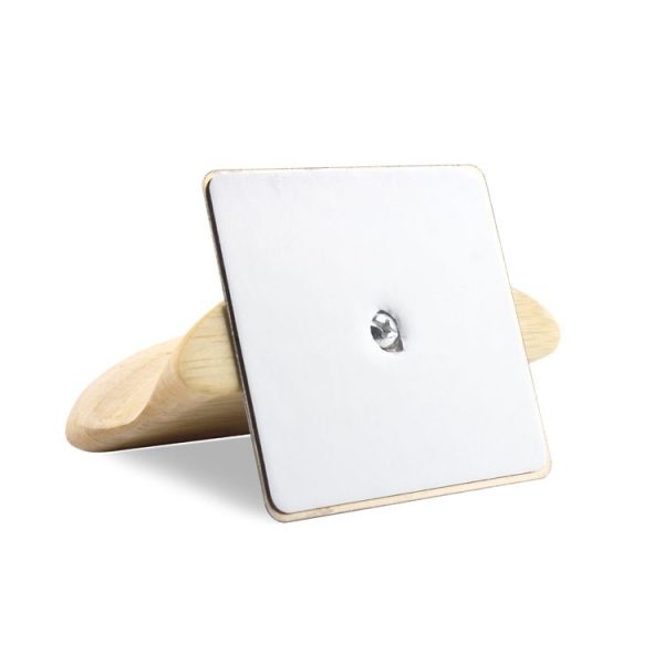 JD047 Wooden Wall-Mounted Earphone Rack Aluminum Alloy Headset Display Stand - Image 2