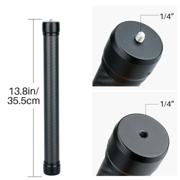 Ulanzi Agimbalgear Hand-Held Stabilization Gimbal Carbon Fiber Extension Rod For DJI RONIN-S - Image 3