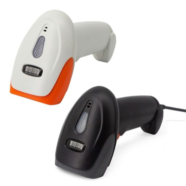 SYCREADER Supermarket Laser Barcode Scanner, Model: One-dimensional Wired (Orange) - Image 2