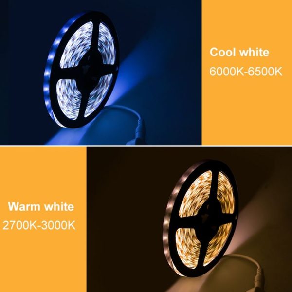 Low Voltage Light Strip LED Hand Scan Induction Flexible Soft Lamp Strip Bedroom Ceiling TV Cabinet Wardrobe Light, Product specifications: Non-waterproof 4m (Cool Light) - Image 5