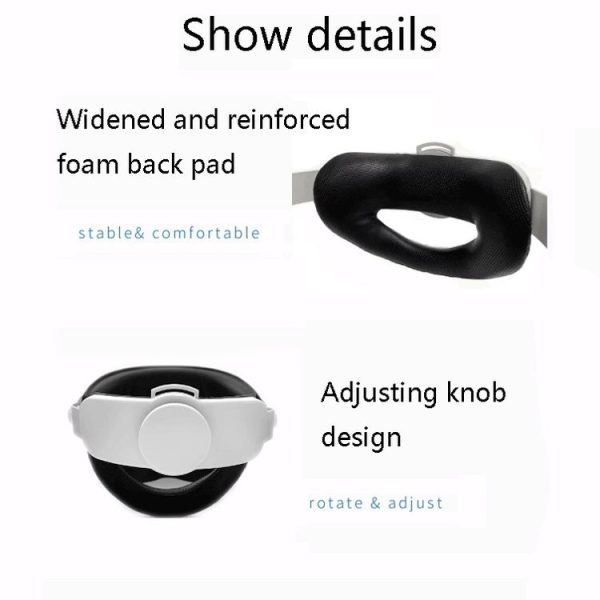 Comfortable Ergonomic VR Headset For Oculus Quest2 - Image 5