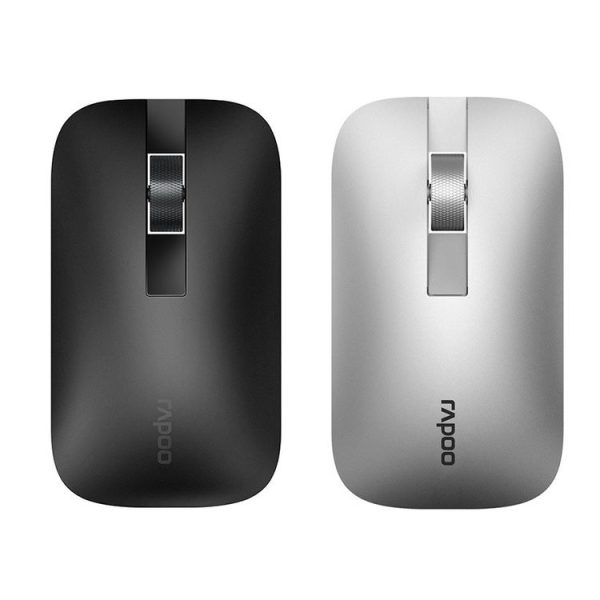 Rapoo M550 1300DPI 3 Keys Home Office Wireless Bluetooth Silent Mouse, Colour: Ordinary Version Silver - Image 2