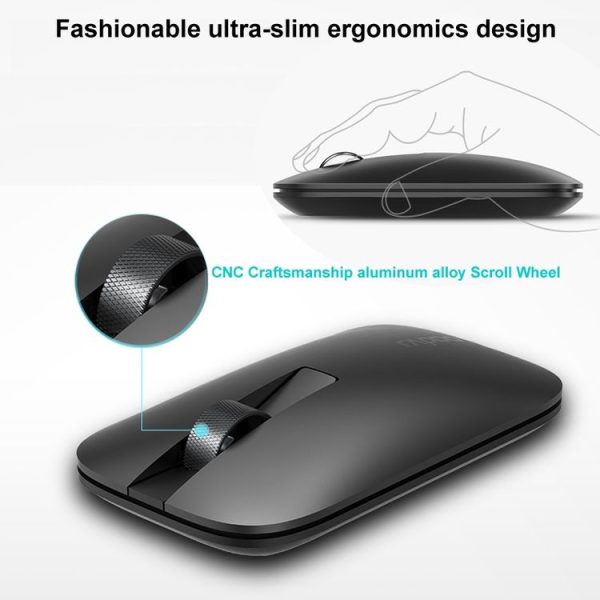 Rapoo M550 1300DPI 3 Keys Home Office Wireless Bluetooth Silent Mouse, Colour: Ordinary Version Silver - Image 5