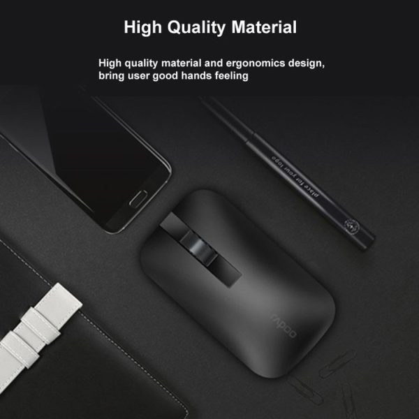 Rapoo M550 1300DPI 3 Keys Home Office Wireless Bluetooth Silent Mouse, Colour: Ordinary Version Silver - Image 6