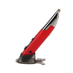 PR-A19 2.4GHz Wireless Charging Bluetooth Mouse Pen Type Shining Quiet Mouse (Red)