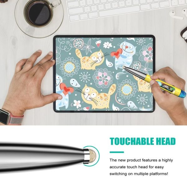 PR-A19 2.4GHz Wireless Charging Bluetooth Mouse Pen Type Shining Quiet Mouse (Red) - Image 6