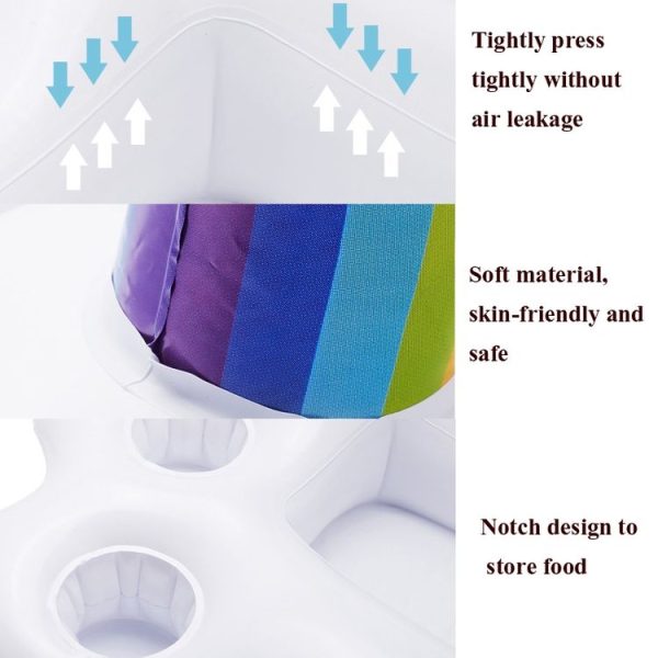 Rainbow Cloud Inflatable Cup Holder Cola Beer Drink Inflatable Water Ice Bar, Size: 60 x 40 x 41cm - Image 7
