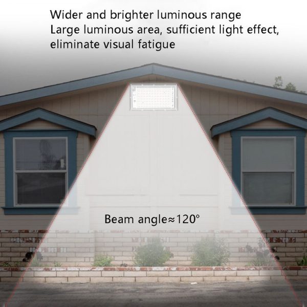 Waterproof LED Flood Light Outdoor Garden Light Construction Site Lighting Project Light, Specs: 50W 50 Beads (Cool White) - Image 4