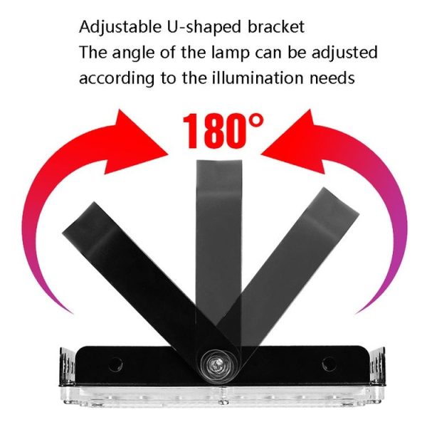 Waterproof LED Flood Light Outdoor Garden Light Construction Site Lighting Project Light, Specs: 50W 50 Beads (Cool White) - Image 5