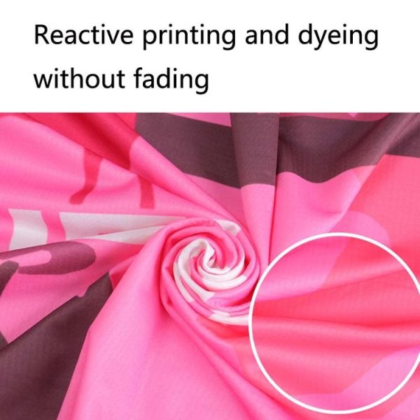 Sports Fitness Swimming Bath Towel Printed Double-Sided Velvet Absorbent Quick-Drying Beach Towel, Size: 155x80cm (Soft Lightning) - Image 3