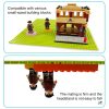32*32 Small Particle DIY Building Block Bottom Plate 25.5*25.5 cm Building Block Wall Accessories Toys for Children (Orange) - Image 5