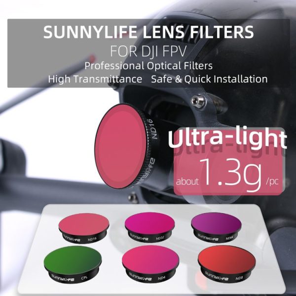 Sunnylife Camera Lens Filters For DJI FPV, Model: CPL - Image 2