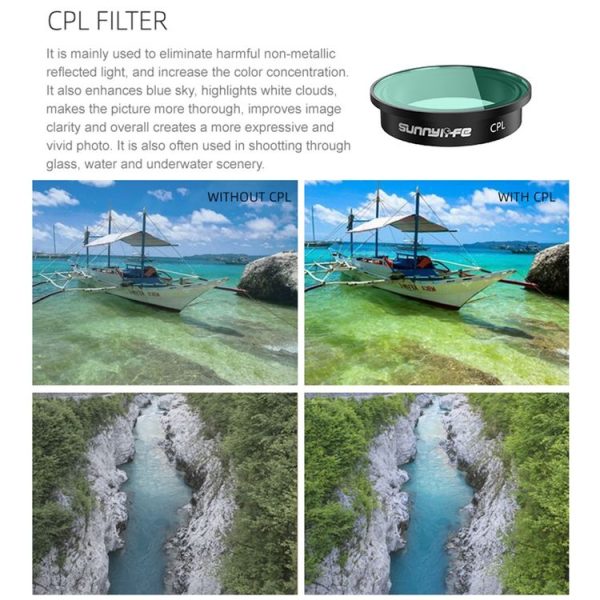 Sunnylife Camera Lens Filters For DJI FPV, Model: CPL - Image 6