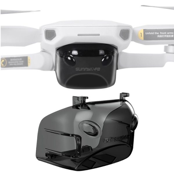 Sunnylife MM2-Q9430 Gimbal Camera Lens Protective Hood Sunshade Cover for DJI Mini 2 / Mavic Mini (Transparent Black)