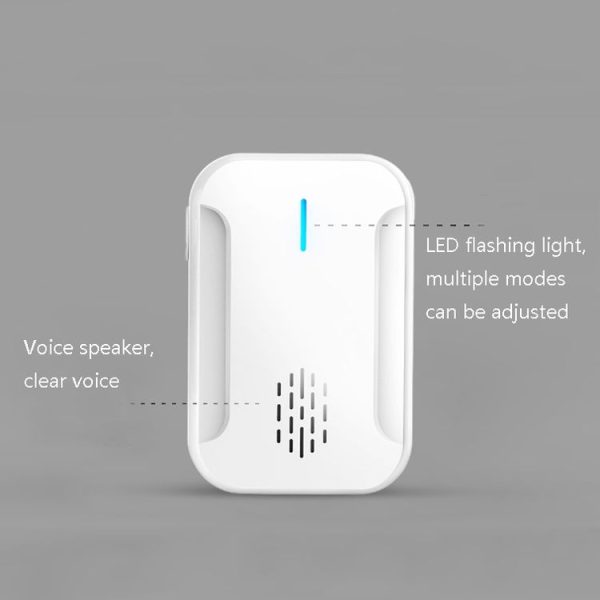 CACAZI C12 Home Sensor Wireless Remote Control Doorbell Long-Distance Door Welcome Device - Image 4