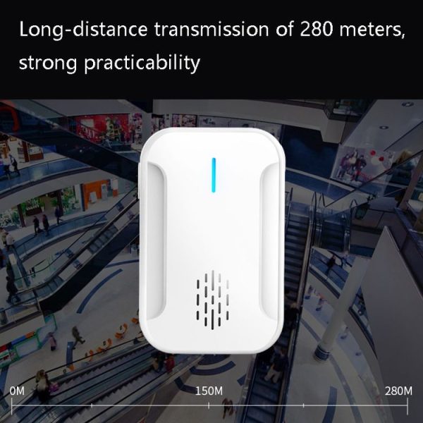 CACAZI C12 Home Sensor Wireless Remote Control Doorbell Long-Distance Door Welcome Device - Image 6