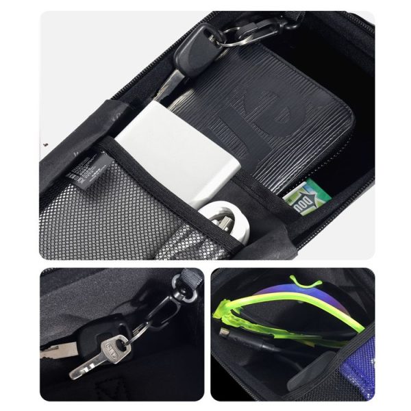 WILD MAN Electric Sooter Hard Shell EVA Front Bag Folding Bicycle Bag, Size: 2L - Image 10