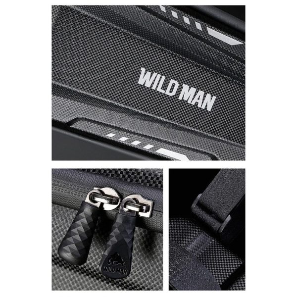 WILD MAN Electric Sooter Hard Shell EVA Front Bag Folding Bicycle Bag, Size: 2L - Image 11