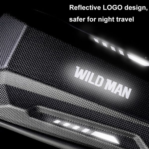 WILD MAN Electric Sooter Hard Shell EVA Front Bag Folding Bicycle Bag, Size: 2L - Image 9