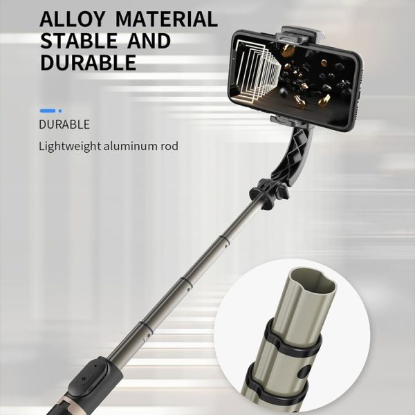 CYKE Q08 Anti-Shake Gimbal Bluetooth Selfie Stick Handheld Phone Live Tripod (No light Version) - Image 10