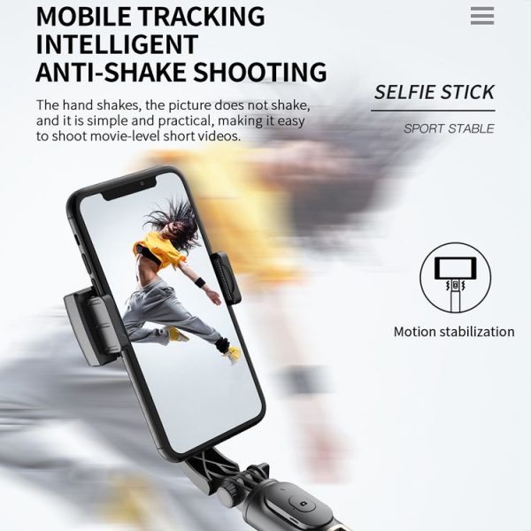 CYKE Q08 Anti-Shake Gimbal Bluetooth Selfie Stick Handheld Phone Live Tripod (No light Version) - Image 5