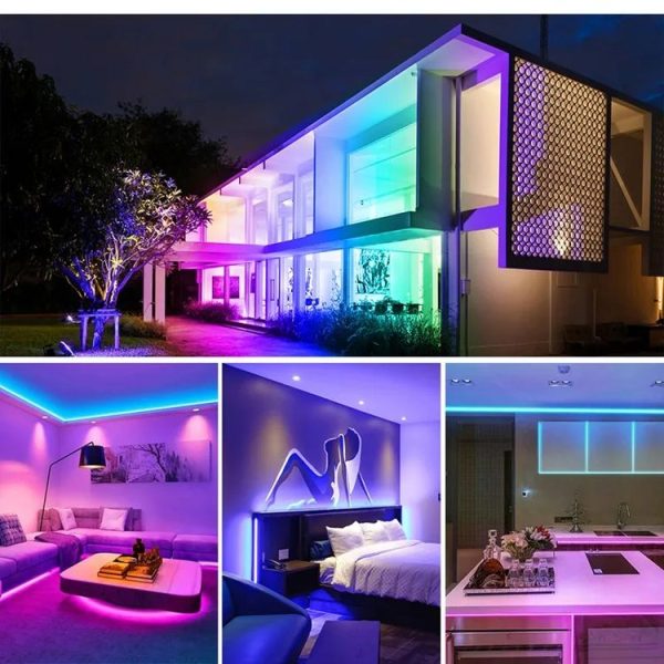 1m 24V 320 Beads 12W 8mm Wide COB Adhesive Decorative LED Light Strip, Style: Purple (Color Monochromatic) - Image 11