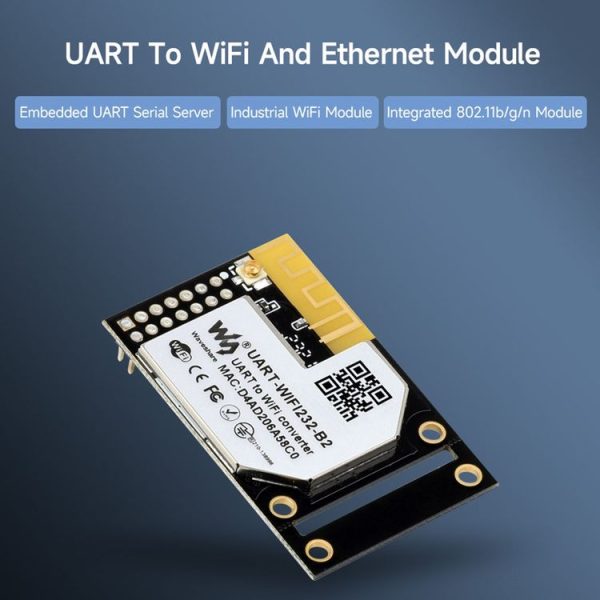 Waveshare 25116 UART to WiFi And Ethernet Module, Integrated 802.11b / g / n Module - Image 5