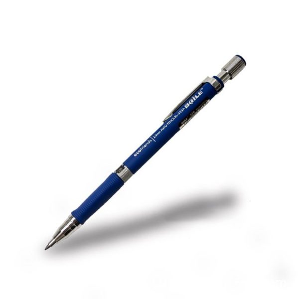 Baile 2.0mm Exam Push-out Drawing Drawing Writing Activity Automatic 2B Pencil, Color: Blue