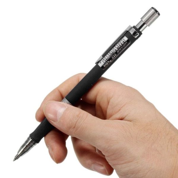 Baile 2.0mm Exam Push-out Drawing Drawing Writing Activity Automatic 2B Pencil, Color: Blue - Image 6