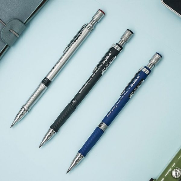Baile 2.0mm Exam Push-out Drawing Drawing Writing Activity Automatic 2B Pencil, Color: Blue - Image 7