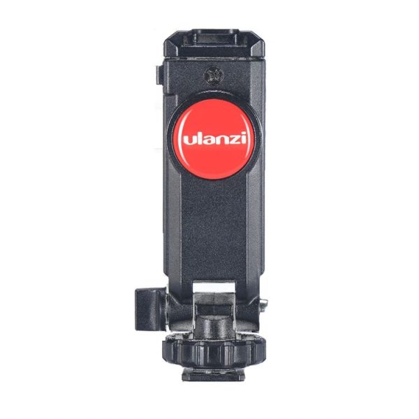 Ulanzi ST-06 Adjustable Phone Holder Tripod Mount Camera Hot Shoe Smartphone Clamp (Black)