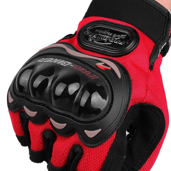 PRO-BIKER PRO01C Outdoor Cycling Glove Motorcycle Anti-Drop Safety Protection Half-Finger Glove, Specification: M (Black) - Image 4