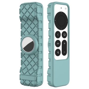 2 PCS Remote Control All-Inclusive Protective Cover, Applicable Model: For Apple TV 4K (Pine Green)
