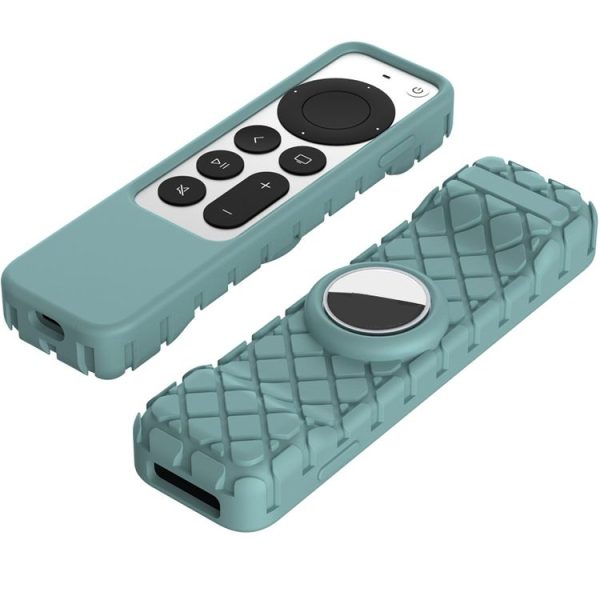 2 PCS Remote Control All-Inclusive Protective Cover, Applicable Model: For Apple TV 4K (Pine Green) - Image 3