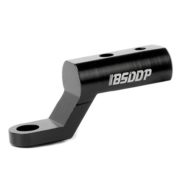 BSDDP B05031 Electric Vehicle Motorcycle Modified Bracket Headlights Rearview Mirror Multi-Function Aluminum Alloy Expansion Holder (Black)