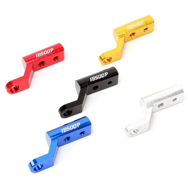 BSDDP B05031 Electric Vehicle Motorcycle Modified Bracket Headlights Rearview Mirror Multi-Function Aluminum Alloy Expansion Holder (Black) - Image 2