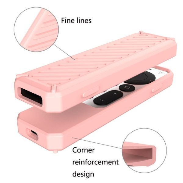 2 PCS Remote Control All-Inclusive Anti-Drop Silicone Protective Cover, Applicable Model: For Apple TV 4K 2021 (Black) - Image 4