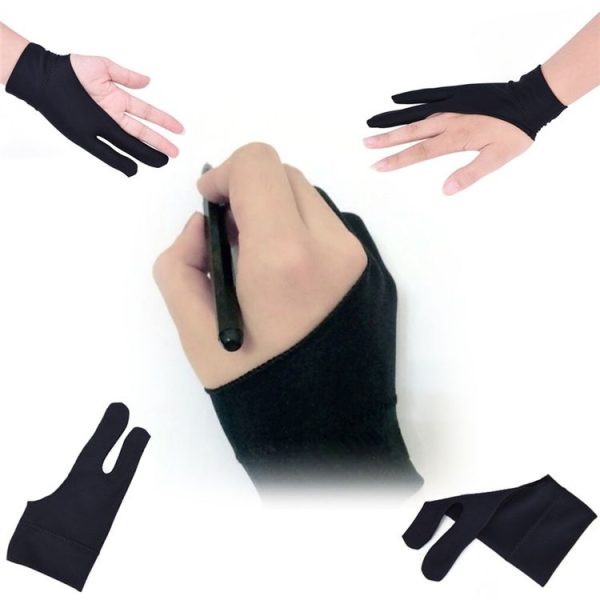 2 Finger Anti-fouling Drawing Glove for Graphics Drawing Tablet, Both for Right and Left Hand (For women) - Image 3