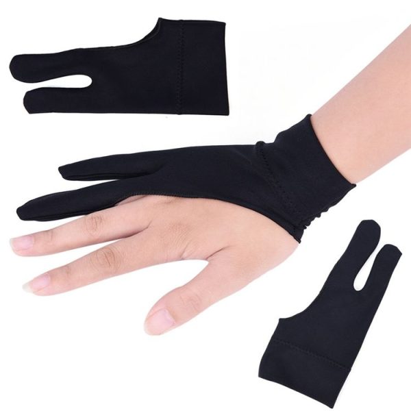 2 Finger Anti-fouling Drawing Glove for Graphics Drawing Tablet, Both for Right and Left Hand (For women) - Image 4