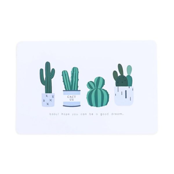 2 PCS Creative Insulation Pad Table Mat Western Table Nordic Cushion Waterproof Plate Bowl Cup Home Mat (Cactus) - Image 2