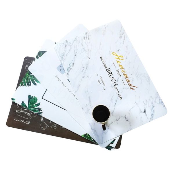 2 PCS Creative Insulation Pad Table Mat Western Table Nordic Cushion Waterproof Plate Bowl Cup Home Mat (Cactus) - Image 3