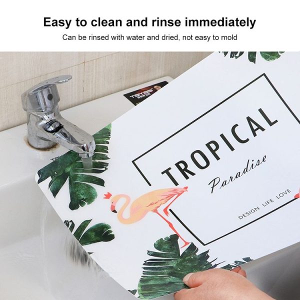 2 PCS Creative Insulation Pad Table Mat Western Table Nordic Cushion Waterproof Plate Bowl Cup Home Mat (Cactus) - Image 5