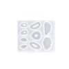 2 PCS DIY Crystal Drip Silica Gel Mold Earrings Pendant Jewelry Drip Mold