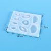 2 PCS DIY Crystal Drip Silica Gel Mold Earrings Pendant Jewelry Drip Mold - Image 3