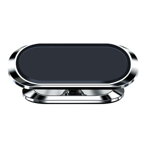 2 PCS Multifunctional Car Phone Holder Magnetic Suction Instrument Panel Navigation Suction Cup Holder, Colour: F16 Silver