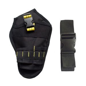 900D Oxford Cloth Kit Waist Bag Electrician Storage Bag, Specification: Black Yellow Line + Belt