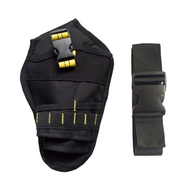 900D Oxford Cloth Kit Waist Bag Electrician Storage Bag, Specification: Black Yellow Line + Belt
