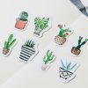 5 PCS That Touch of Green Plant Hand Stickers Stickers DIY Decorative Seal Stickers - Image 5