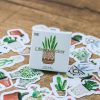 5 PCS That Touch of Green Plant Hand Stickers Stickers DIY Decorative Seal Stickers - Image 6