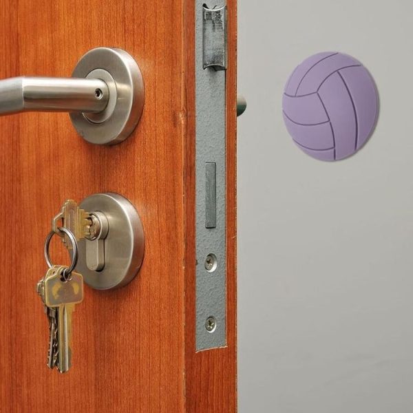 4Pcs / Set Refrigerator Door Handle Crash Pad Suction Cup Thick Silicone Sticker, Random Color Delivery - Image 3